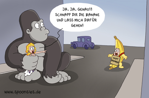 Cartoon: kingkong (medium) by ChristianP tagged kingkong