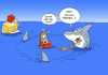 Cartoon: Hai (small) by ChristianP tagged hai,shark
