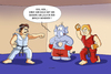 Cartoon: streetfighter (small) by ChristianP tagged streetfighter