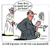 Cartoon: Gewissenskonflikt (small) by rpeter tagged kondomverbot kondom kirche katholisch papst