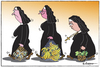 Cartoon: Vorfreude (small) by rpeter tagged nonnen,bananen,einkaufen,kirche,sex,religion