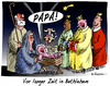 Cartoon: Wie es damals wirklich war... (small) by rpeter tagged bethlehem krippe jesus maria josef könige stern weihnachten