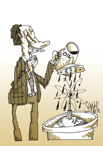 Cartoon: The Gardener (medium) by Ramses tagged power