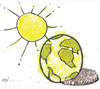 Cartoon: Global warming (small) by Monica Zanet tagged earth,global,warming,free,zanet