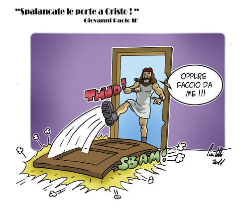 Cartoon: Citazioni famose (medium) by ignant tagged pope,cartoon,humor