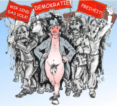 Cartoon: Demokratie fur Alle! (medium) by medwed1 tagged schljachow,cartoon