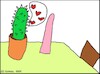 Cartoon: Ohne Worte (small) by Kruscha tagged dildo,kaktus,liebe