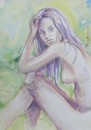 Cartoon: Nude 4 (small) by boa tagged painting,color,oil,boa,romania,painter,landscape