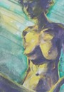 Cartoon: Nude 6 (small) by boa tagged painting,color,oil,boa,romania,painter,landscape