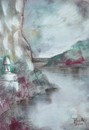 Cartoon: Olt river (small) by boa tagged painting,color,oil,boa,romania,painter,landscape
