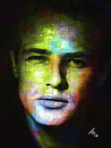 Cartoon: Marlon Brando (medium) by Zoran Spasojevic tagged collage,serbia,kragujevac,zoran,spasojevic,emailart,paske,man,digital,portrait,marlonbrando,brando,marlon
