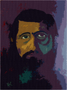 Cartoon: Self-portrait 1972 (small) by Zoran Spasojevic tagged portrait,graphics,digital,man,paske,spasojevic,zoran,kragujevac,selfportrait,serbia
