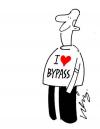 Cartoon: I Heart Bypass t-shirt (small) by neilo tagged tshirt,heart