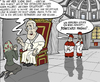 Cartoon: Kirche im Wandel (small) by Weltasche tagged papst,franziskus,vatikan,katholiken,kirche,kardinal,humor,wortspiel