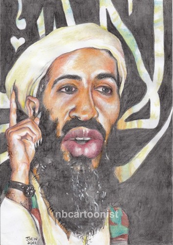 Cartoon: Osama (medium) by Joen Yunus tagged caricature,pencil,osama