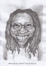 Cartoon: Whoopi Goldberg (small) by Joen Yunus tagged caricature pencil celebrities movie hollywood actress whoopi