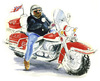 Cartoon: Harley Davidson Biker (small) by drawgood tagged biker motorbike harley