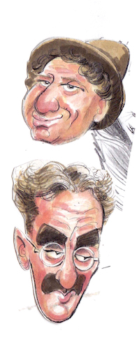 Cartoon: Groucho Marx Bros caricature (medium) by Colin A Daniel tagged groucho,marx,bros,caricature,colin,daniel