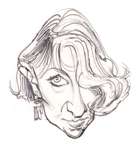 Cartoon: Helen Mirren caricature (medium) by Colin A Daniel tagged helen,mirren,caricature,colin,daniel