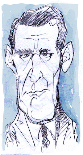 Cartoon: Patrick Allen caricature (medium) by Colin A Daniel tagged patrick,allen,caricature,colin,daniel