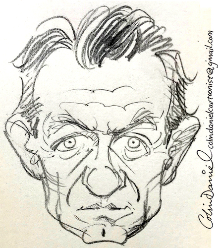 Cartoon: Richard Bright caricature (medium) by Colin A Daniel tagged richard,bright,caricature