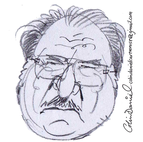 Cartoon: Val Avery caricature (medium) by Colin A Daniel tagged val,avery,caricature