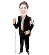 Cartoon: Justin Trudeau caricature (small) by Colin A Daniel tagged justin,trudeau,caricature