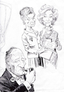 Cartoon: Lois Maxwell Judi Dench (small) by Colin A Daniel tagged lois,maxwell,judi,dench,bernard,lee,james,bond,caricatures,colin,daniel