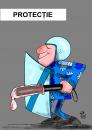 Cartoon: protection (small) by SAI tagged police,protection