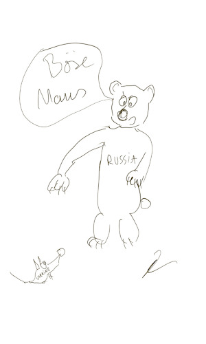 Cartoon: Böse Maus (medium) by hurvinek tagged russland,putin