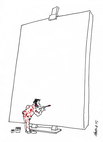 Cartoon: Artists Artist (medium) by helmutk tagged culture