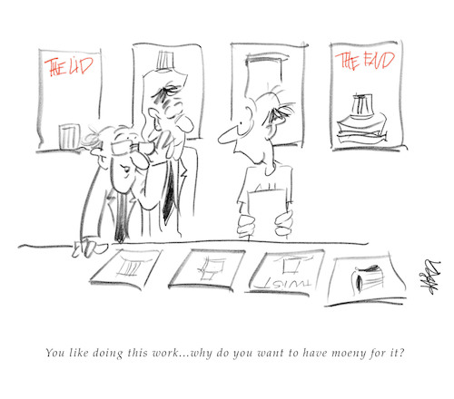 Cartoon: Having Fun (medium) by helmutk tagged business