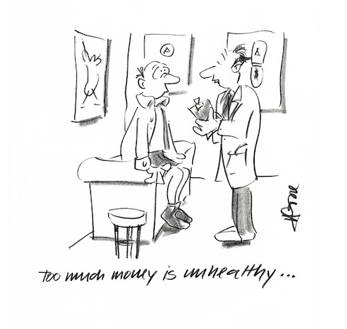 Cartoon: Healthy Money (medium) by helmutk tagged business