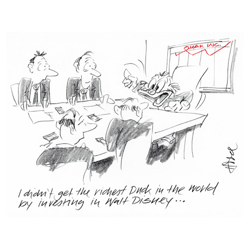 Cartoon: Scrooge (medium) by helmutk tagged business