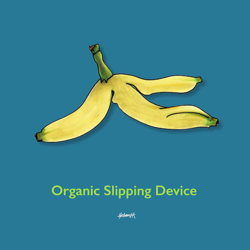 Cartoon: Slipping Device (medium) by helmutk tagged nature
