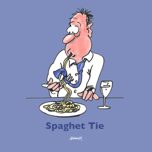 Cartoon: Spaghettie (medium) by helmutk tagged culture