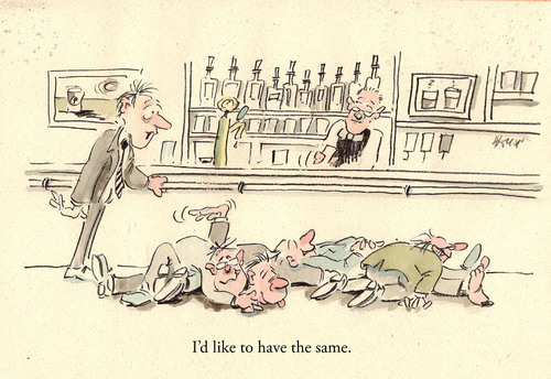 Cartoon: The Same (medium) by helmutk tagged alcohol