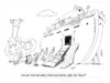 Cartoon: After the Flood (small) by helmutk tagged finance