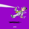 Cartoon: Speed Spray (small) by helmutk tagged science