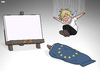 Cartoon: Brexit (small) by Tjeerd Royaards tagged boris,johnson,brexit,britain,europe,eu,cameron,london,brussels,uk