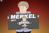Cartoon: Elections in Germany (small) by Tjeerd Royaards tagged merkel germany bundeskanzler chancellor elections victory