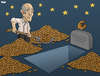 Cartoon: Euro bailout (small) by Tjeerd Royaards tagged euro,bailout,crisis,economy,money,currency