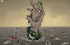 Cartoon: Floods in Pakistan (small) by Tjeerd Royaards tagged pakistan floods climate extreme weather