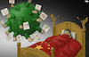 Cartoon: Nightmare virus (small) by Tjeerd Royaards tagged china,zero,covid,xi,jinping,protests,dictator