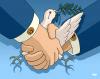 Cartoon: Peace (small) by Tjeerd Royaards tagged peace,war,conflict