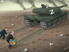 Cartoon: Profit from war (small) by Tjeerd Royaards tagged war,ukraine,russia,putin,shell,gas,oil,greed,profit,money