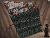 Cartoon: Protests in Iran (small) by Tjeerd Royaards tagged iran,protests,dissent,freedom