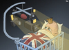 Cartoon: Royal Baby Royally Screwed (small) by Tjeerd Royaards tagged media,hype,uk,baby,royalty,journalism