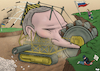 Cartoon: Russian war machine (small) by Tjeerd Royaards tagged putin,russia,war,ukraine