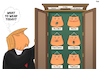 Cartoon: The Presidents Wardrobe (small) by Tjeerd Royaards tagged putin trump usa russia lies misspoke